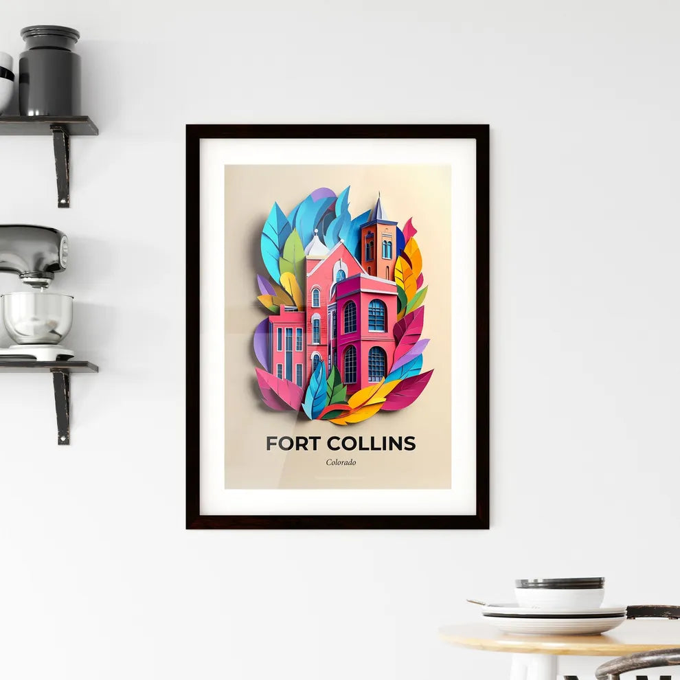 Vivid Fort Collins, Colorado, Framed Wall Art