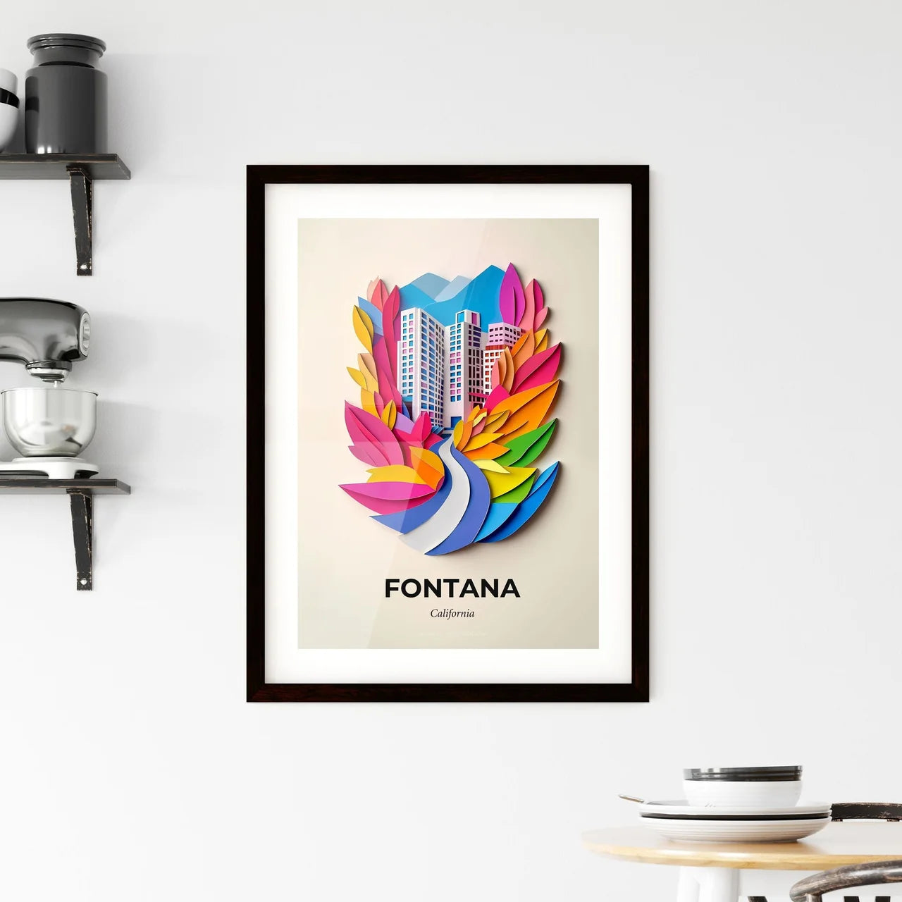 Vivid Fontana, California, Framed Wall Art