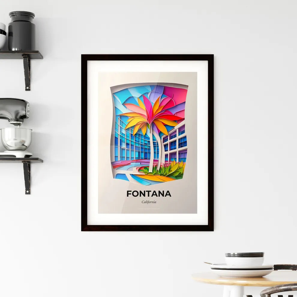 Vivid Fontana, California, Framed Wall Art