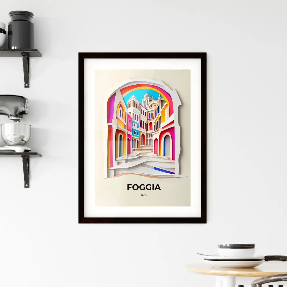 Vivid Foggia, Italy, Framed Wall Art