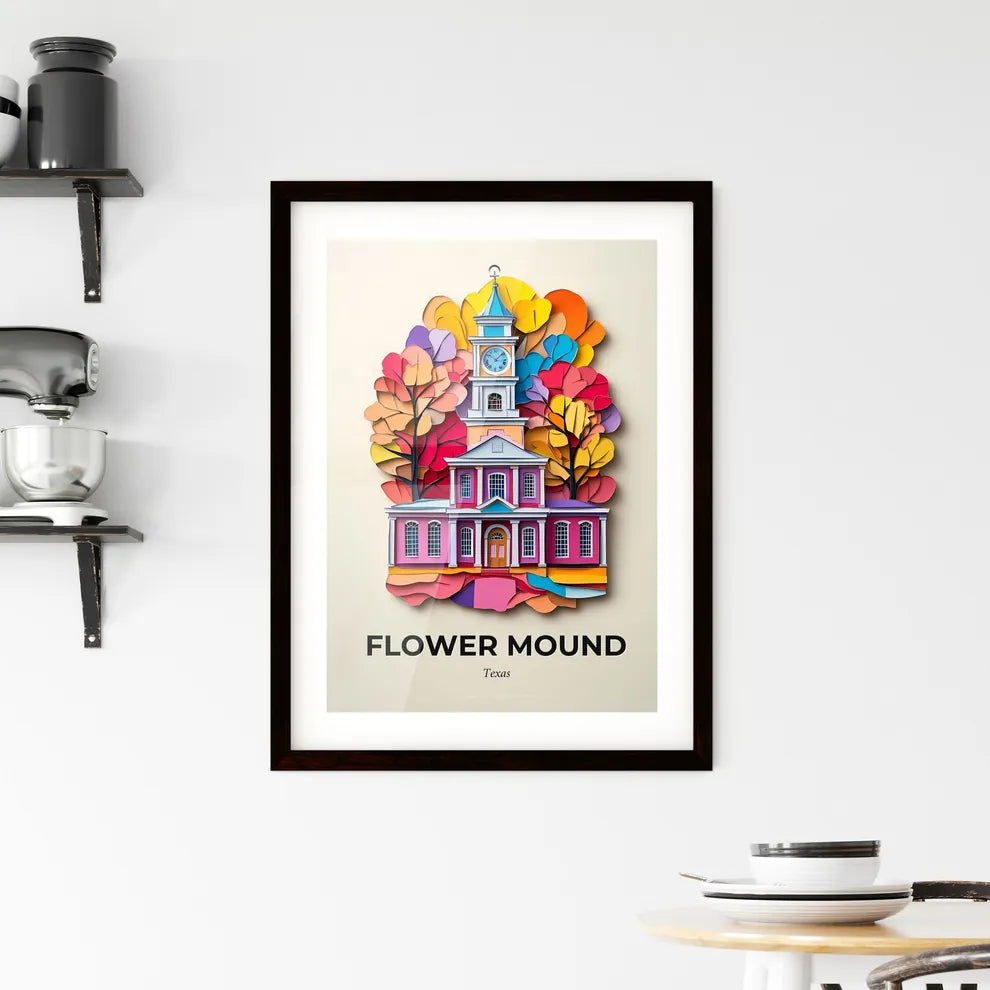 Vivid Flower Mound, Texas, Framed Wall Art