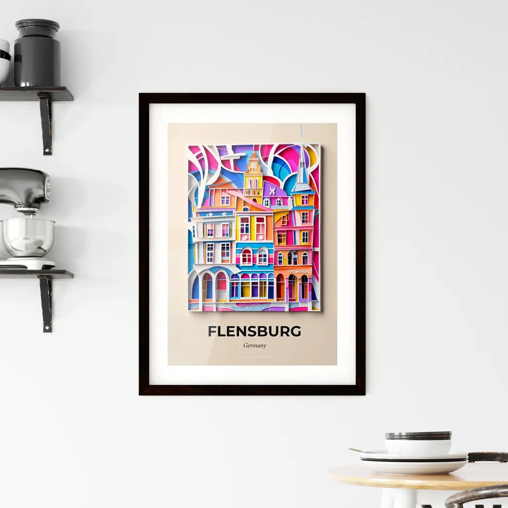 Vivid Flensburg, Germany, Framed Wall Art