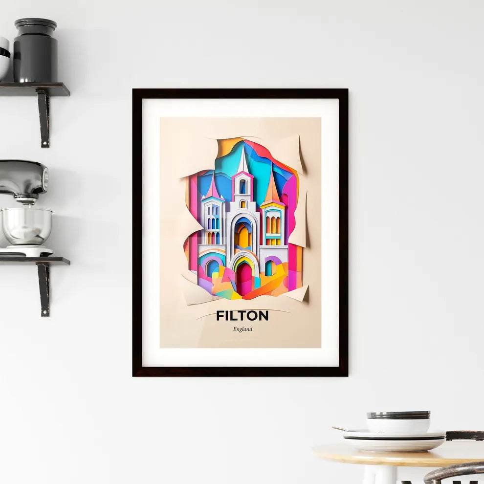 Vivid Filton, England, Framed Wall Art