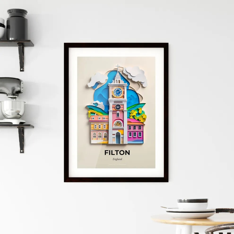Vivid Filton, England, Framed Wall Art