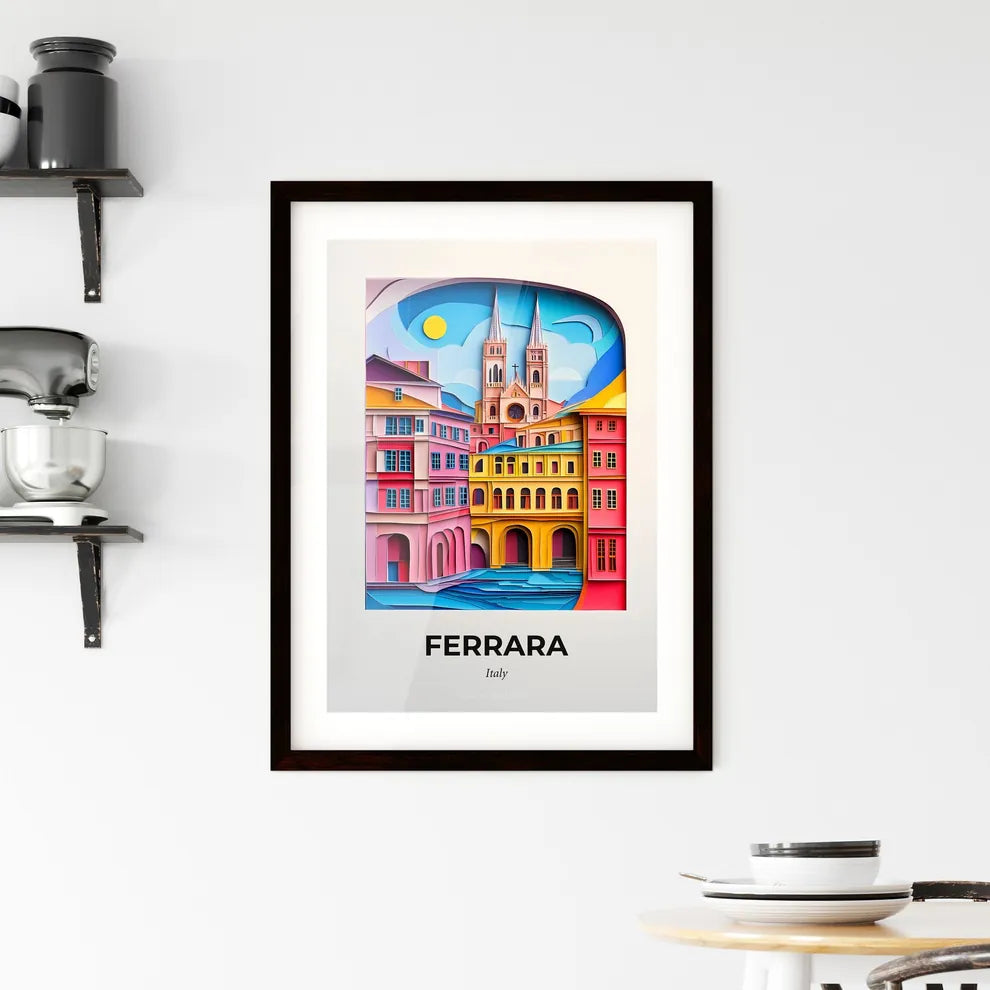 Vivid Ferrara, Italy, Framed Wall Art