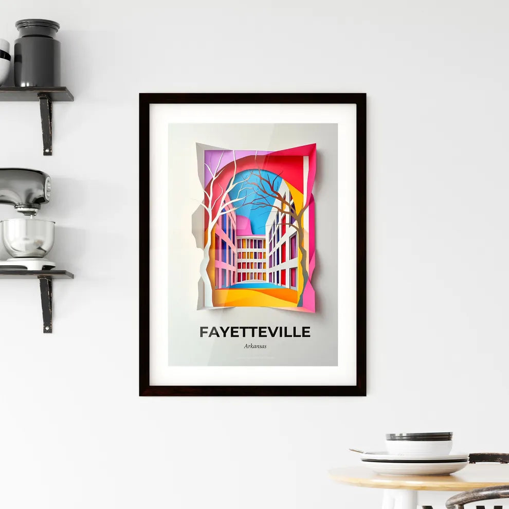 Vivid Fayetteville, Arkansas, Framed Wall Art