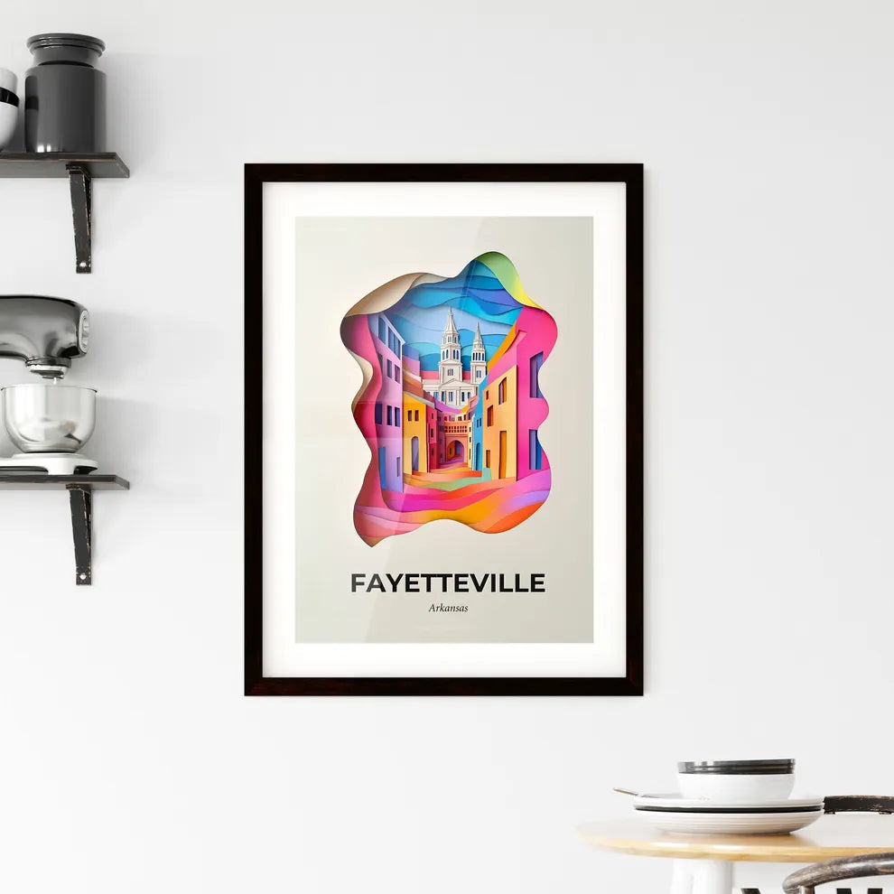 Vivid Fayetteville, Arkansas, Framed Wall Art