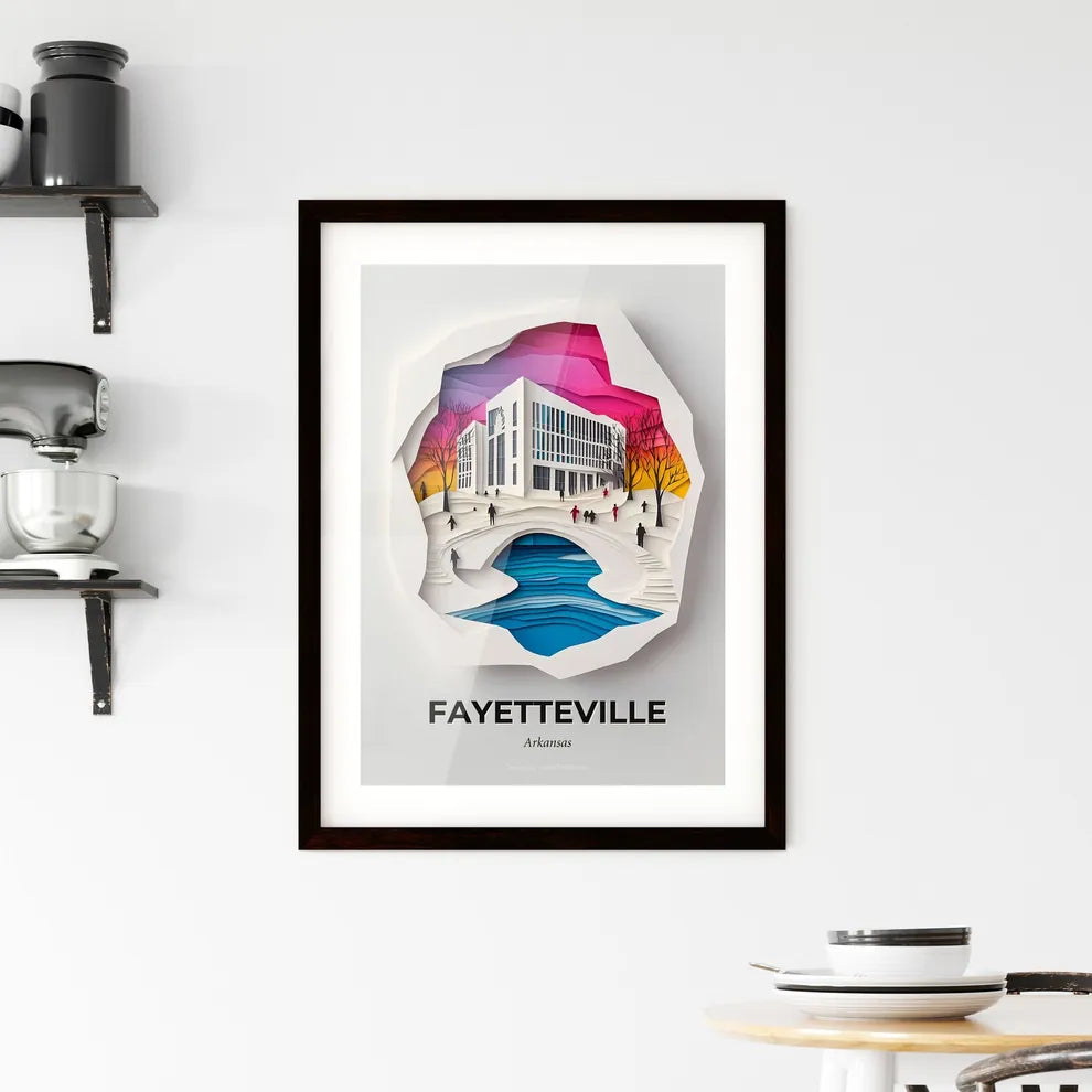 Vivid Fayetteville, Arkansas, Framed Wall Art