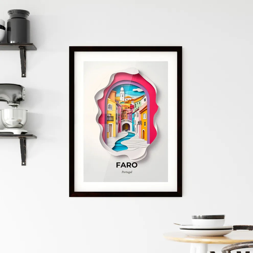 Vivid Faro, Portugal, Framed Wall Art