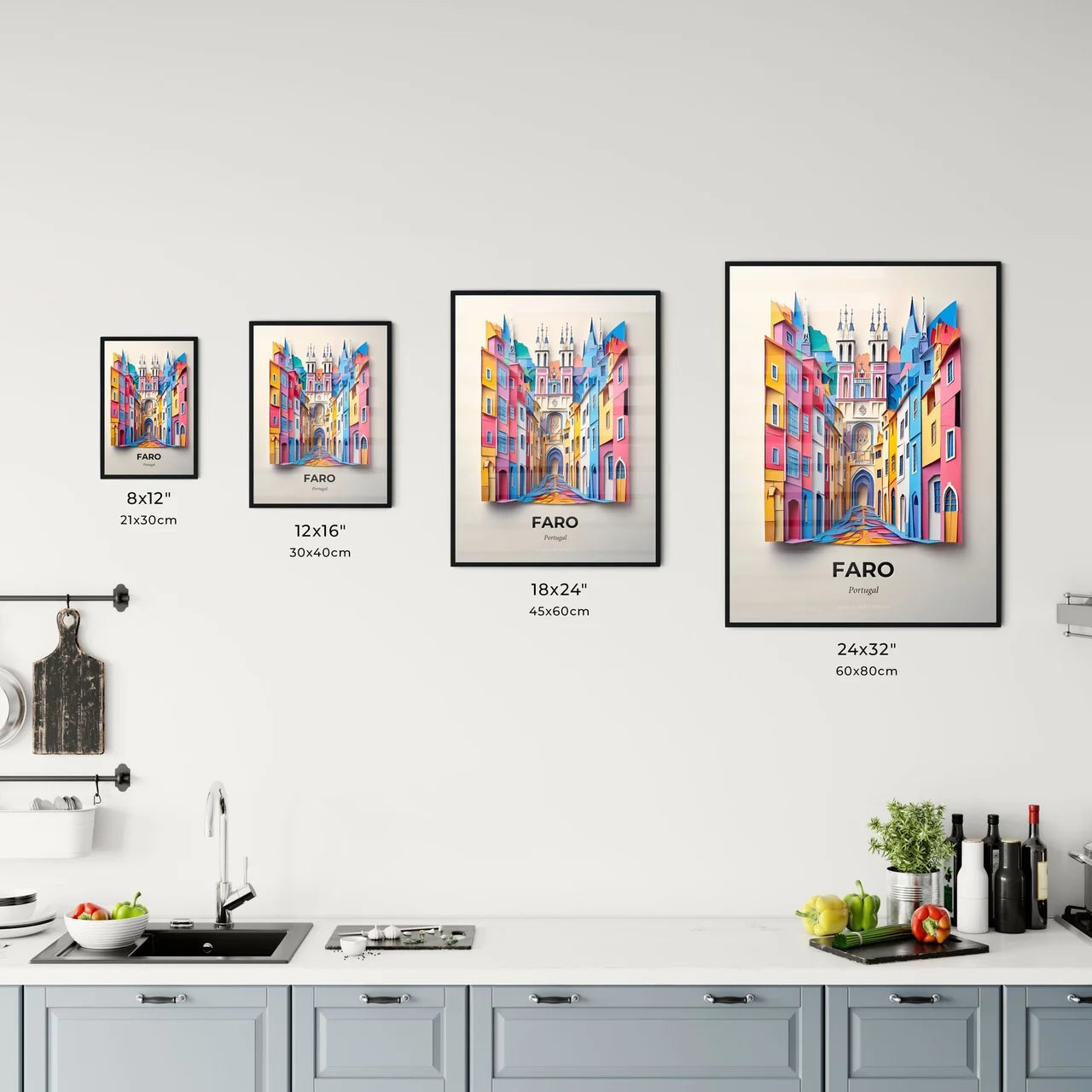 Vivid Faro, Portugal, Kitchen Art