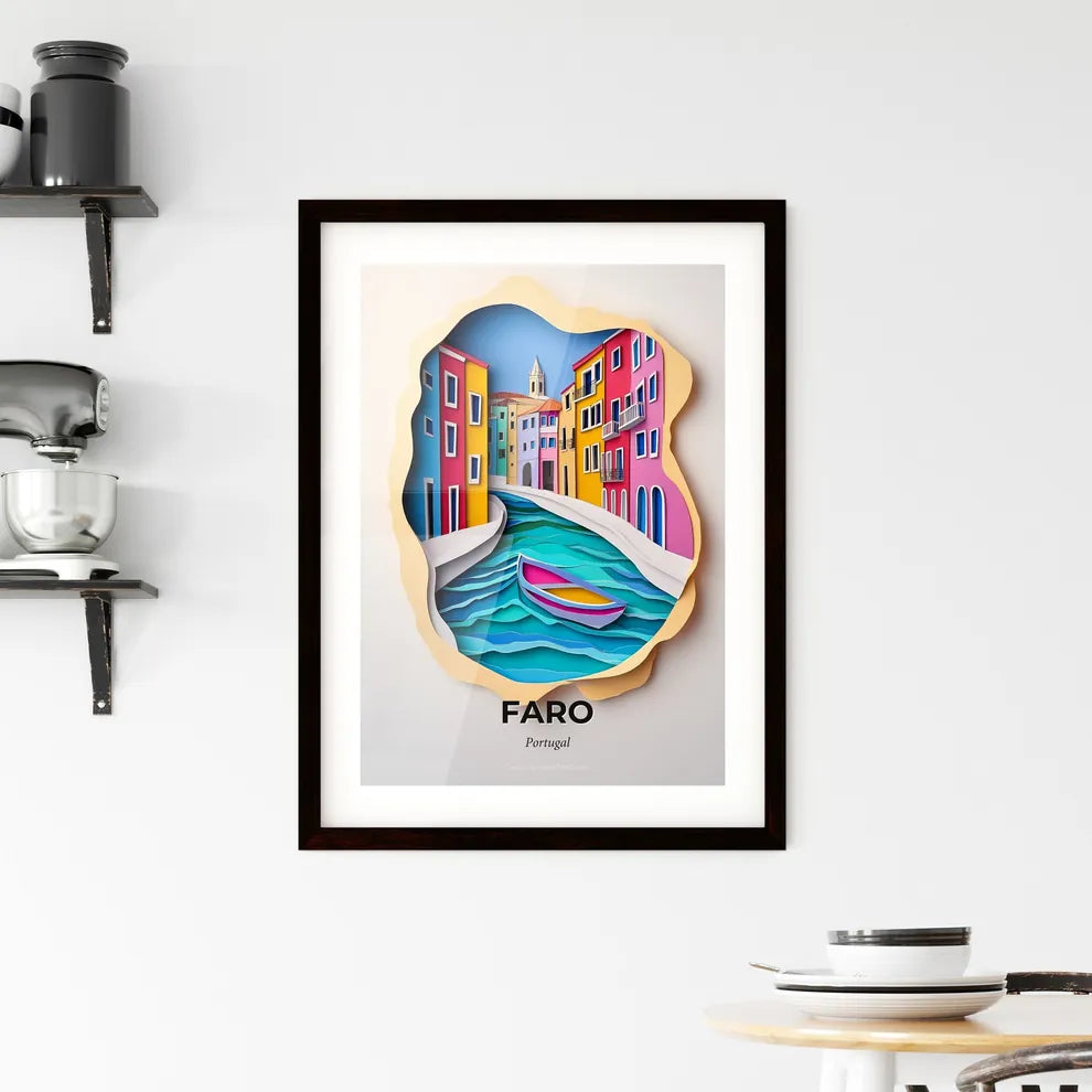 Vivid Faro, Portugal, Framed Wall Art