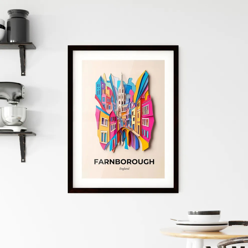 Vivid Farnborough, England, Framed Wall Art