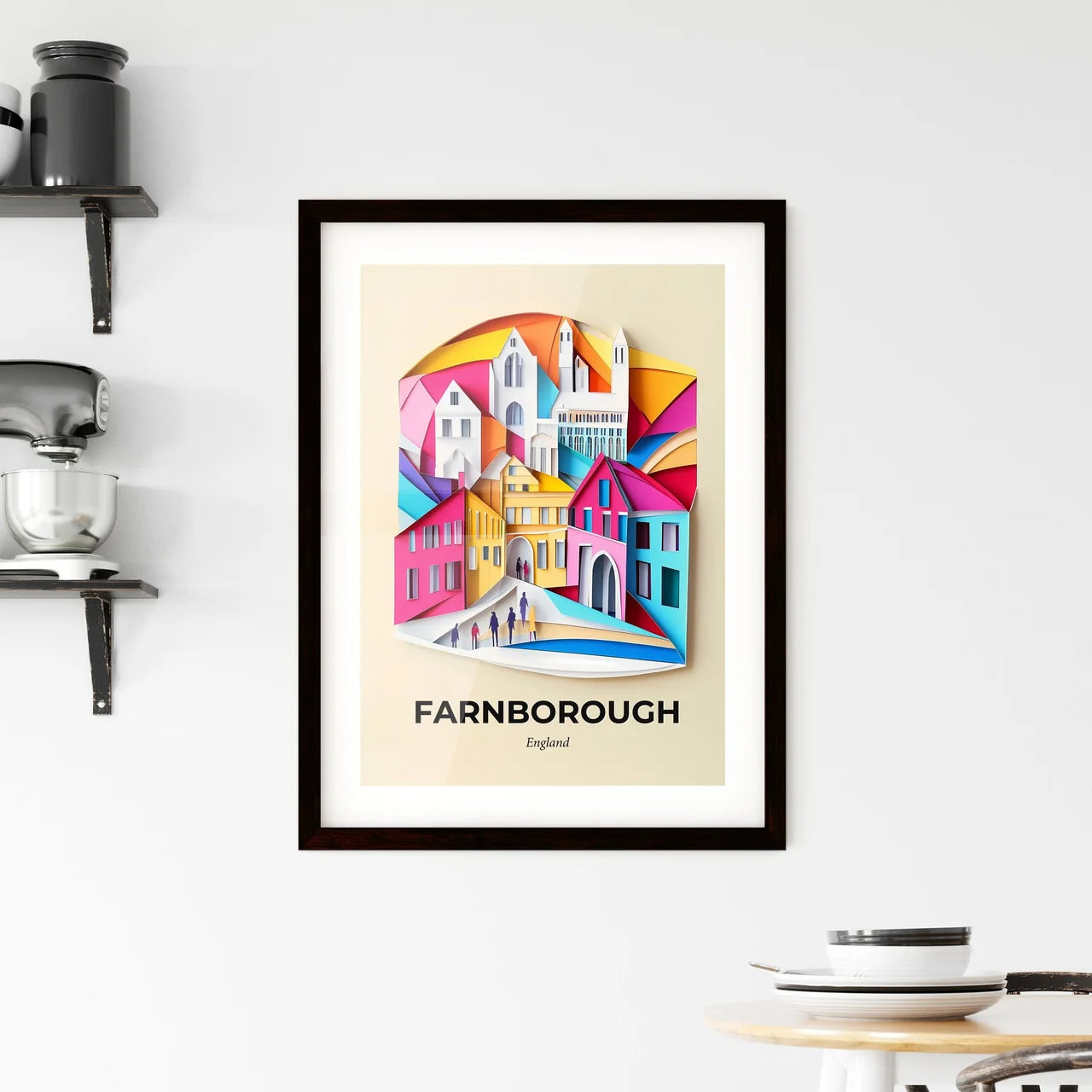 Vivid Farnborough, England, Framed Wall Art