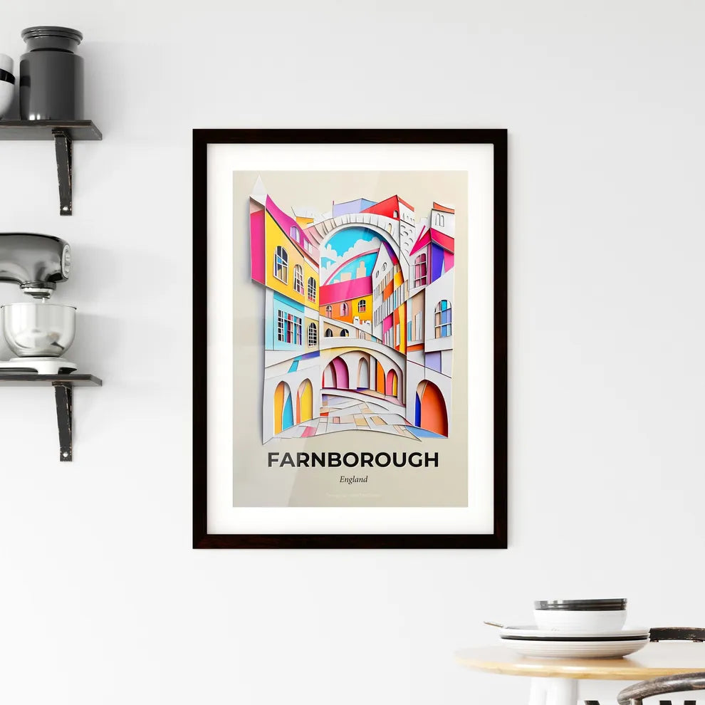 Vivid Farnborough, England, Framed Wall Art