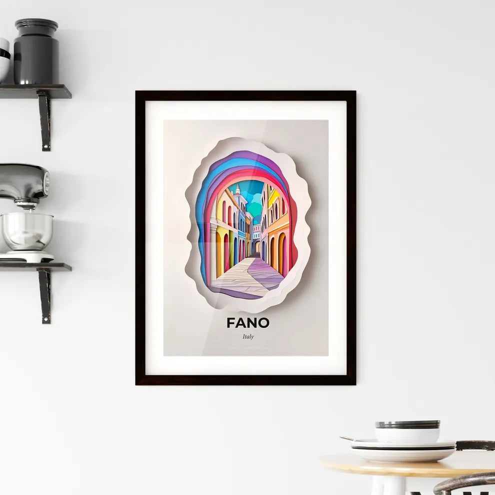 Vivid Fano, Italy, Framed Wall Art