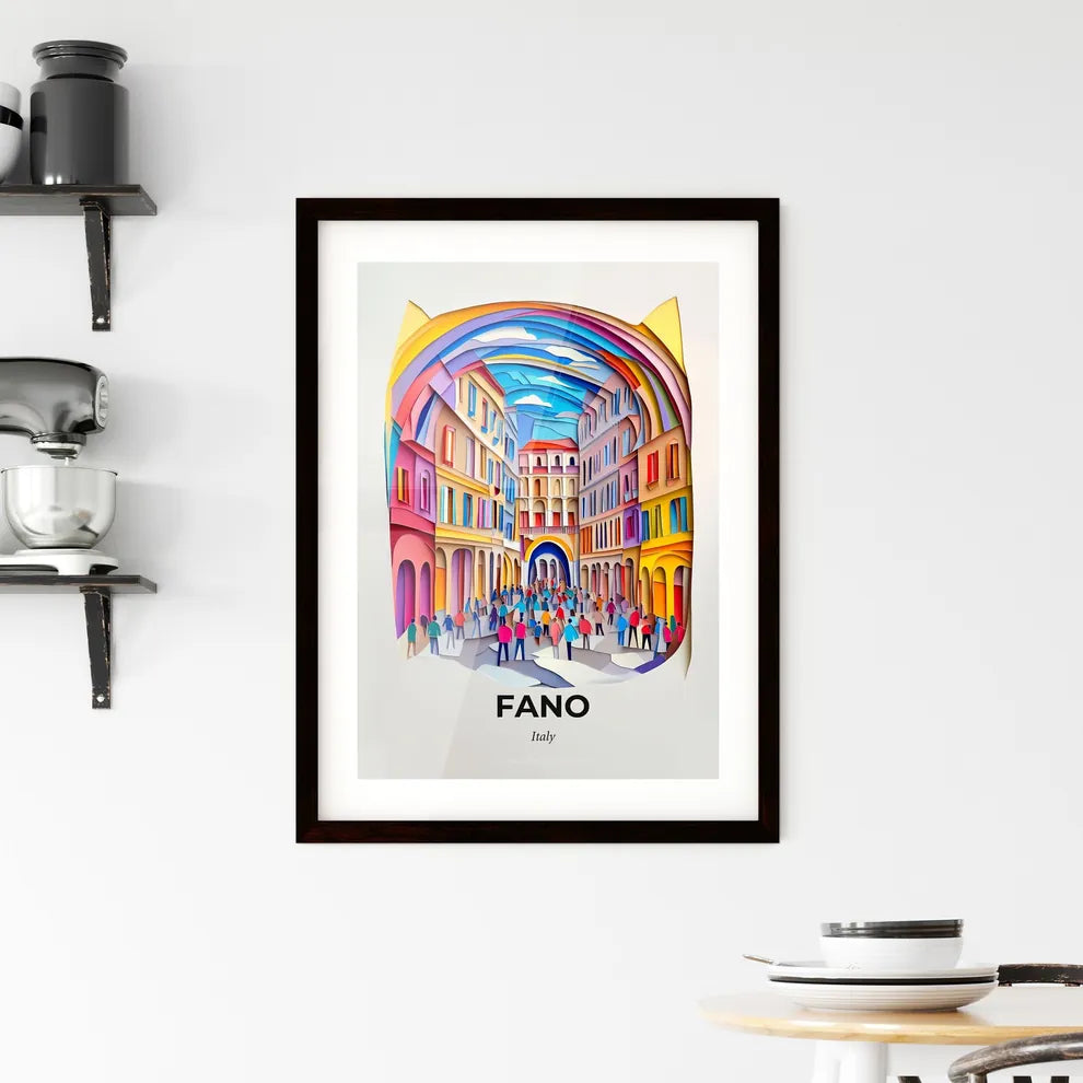 Vivid Fano, Italy, Framed Wall Art