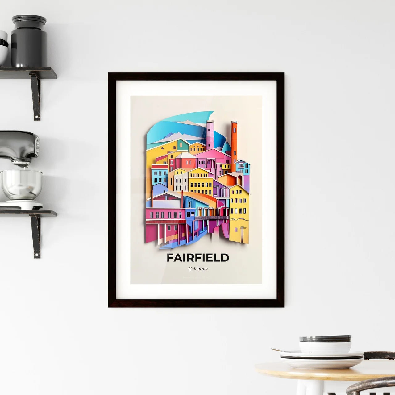 Vivid Fairfield, California, Framed Wall Art