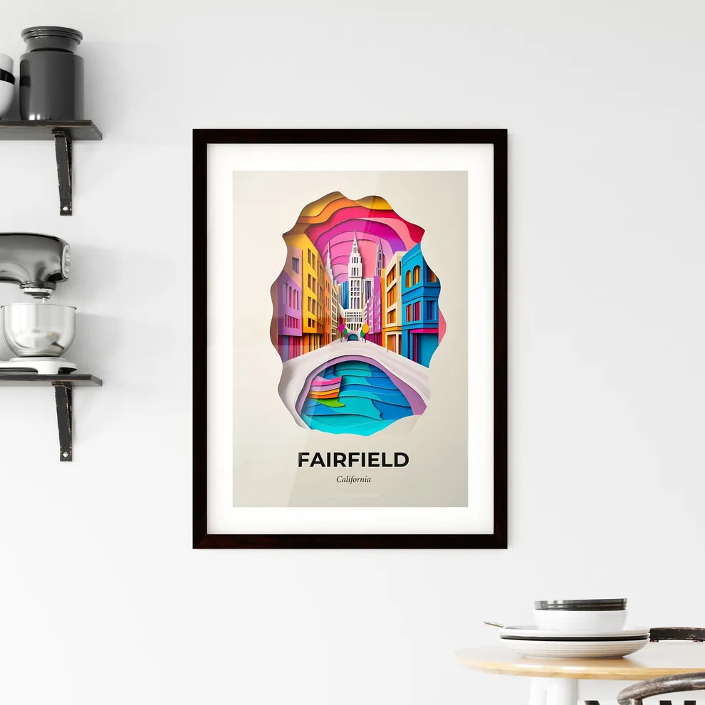 Vivid Fairfield, California, Framed Wall Art