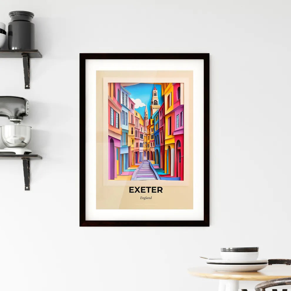 Vivid Exeter, England, Framed Wall Art