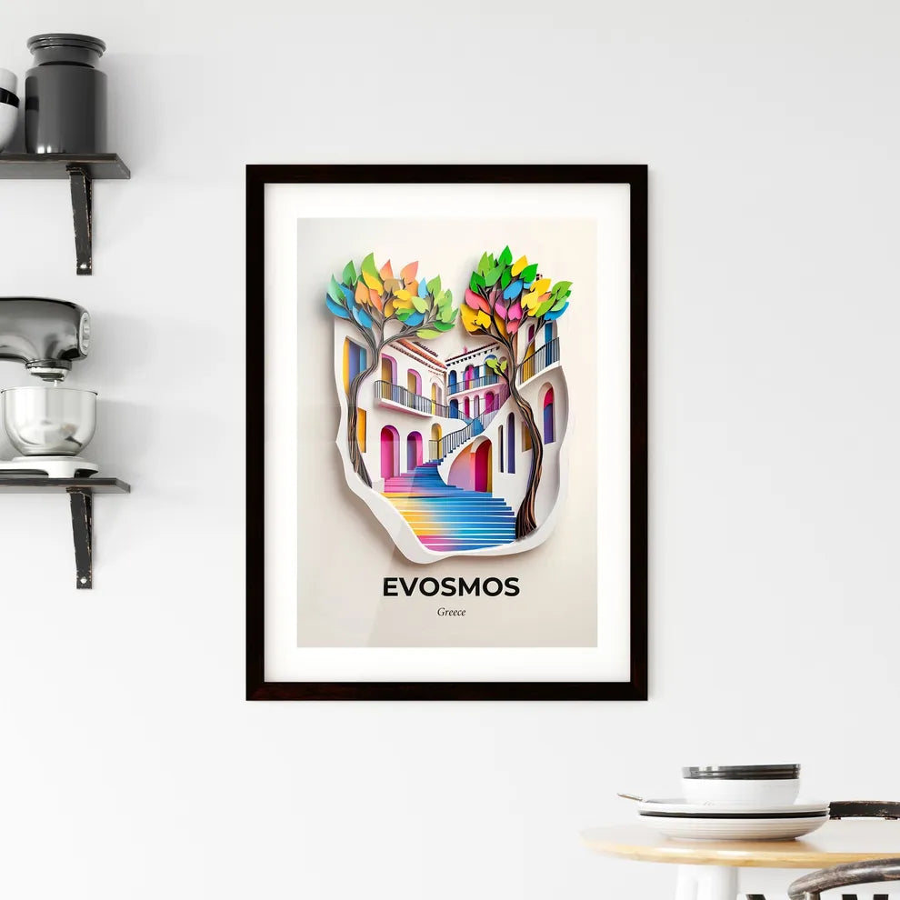 Vivid Evosmos, Greece, Framed Wall Art