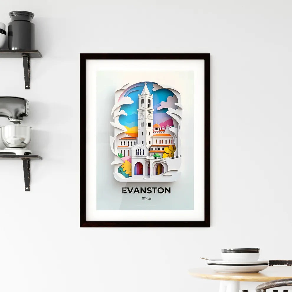Vivid Evanston, Illinois, Framed Wall Art