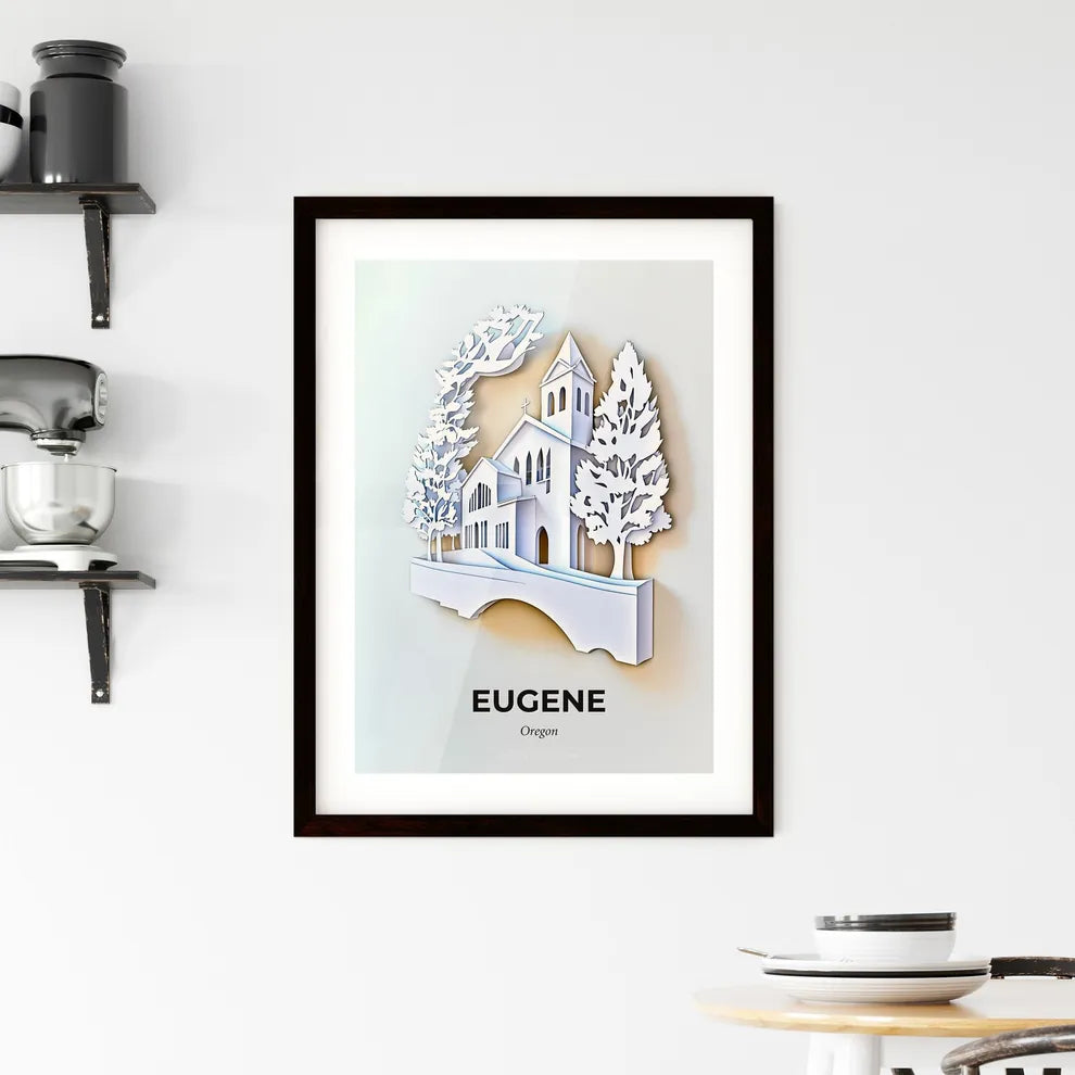 Vivid Eugene, Oregon, Framed Wall Art