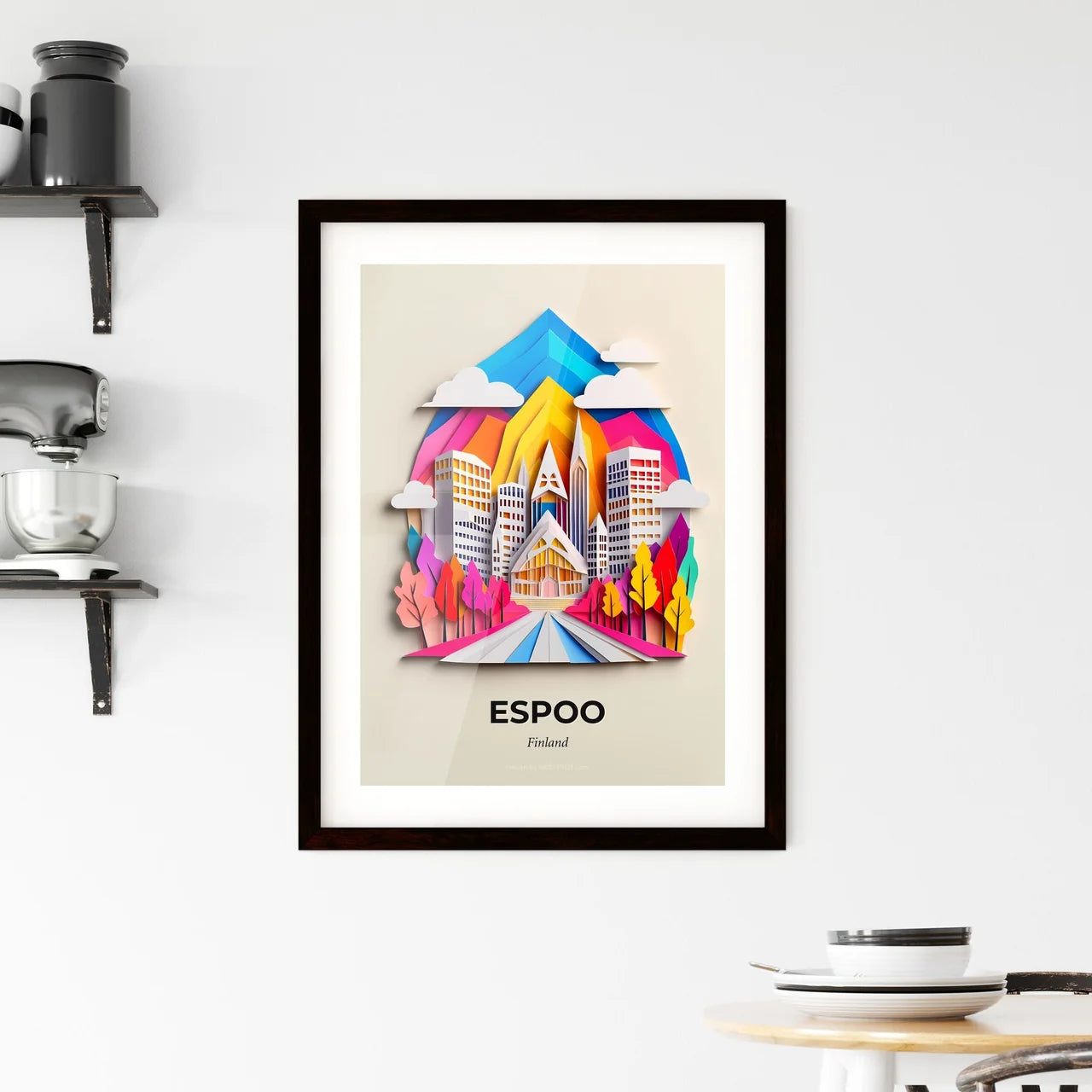 Vivid Espoo, Finland, Framed Wall Art