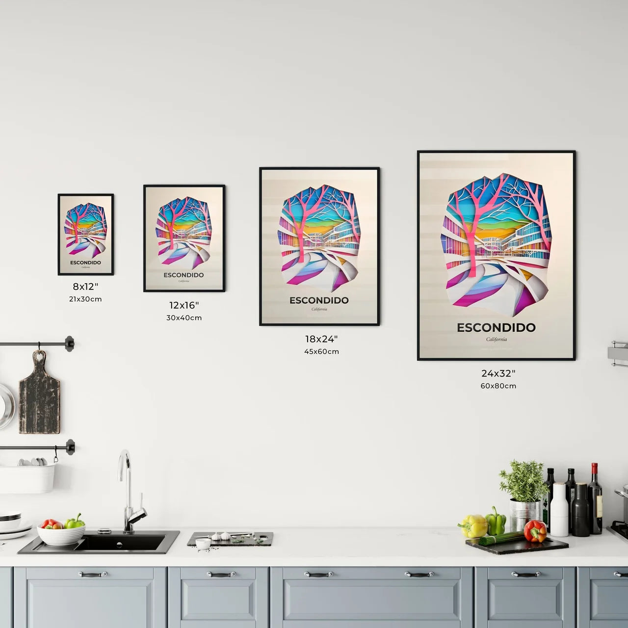 Vivid Escondido, California, Kitchen Art