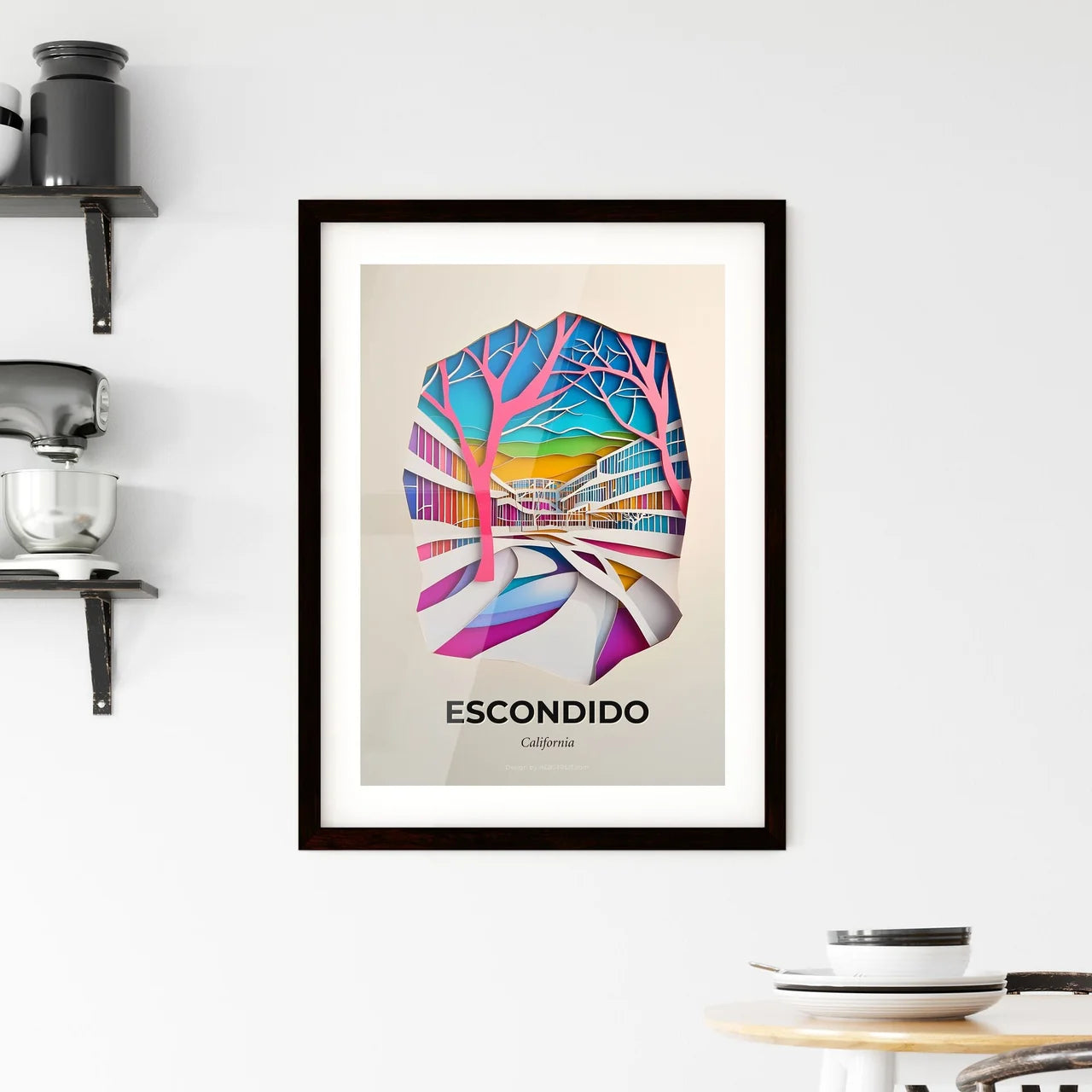 Vivid Escondido, California, Framed Wall Art
