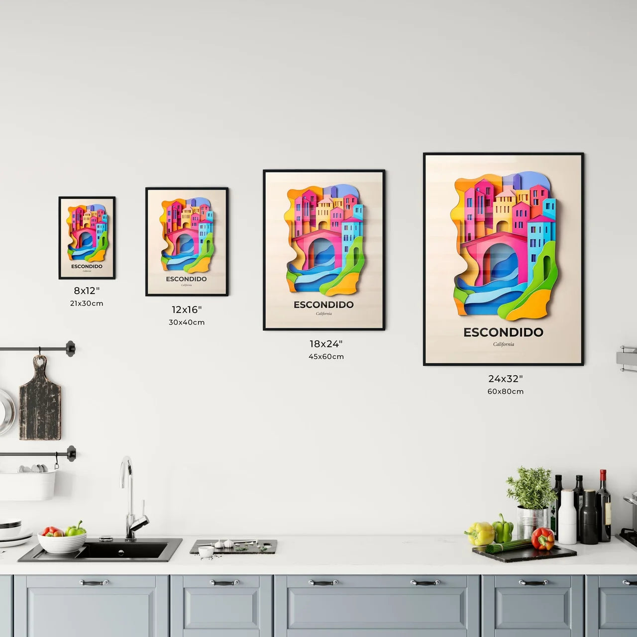 Vivid Escondido, California, Kitchen Art