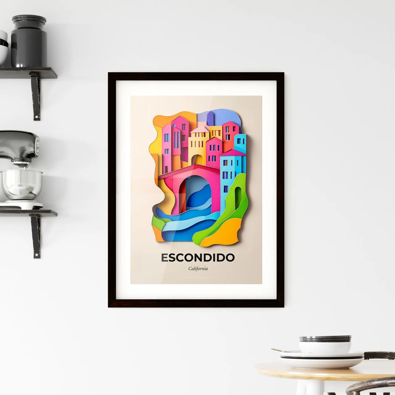 Vivid Escondido, California, Framed Wall Art