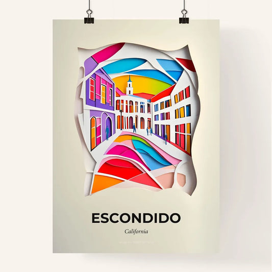 Vivid Escondido, California, Colorful Poster