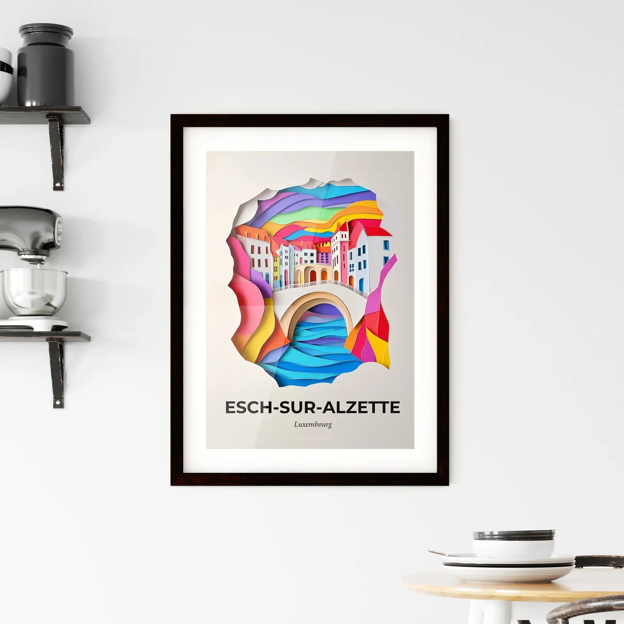 Vivid Esc, Framed Wall Art