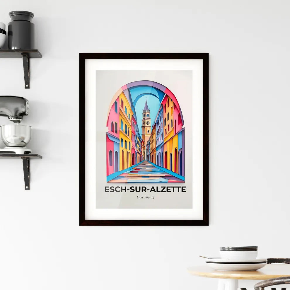 Vivid Esc, Framed Wall Art