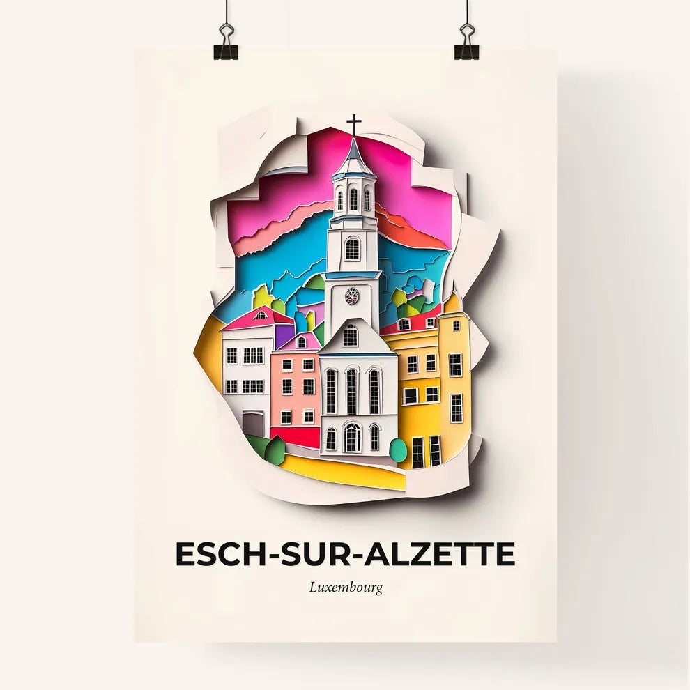 Vivid Esc, Colorful Poster