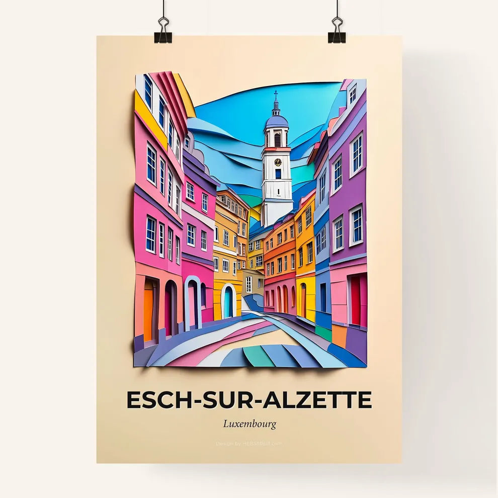 Vivid Esc, Colorful Poster