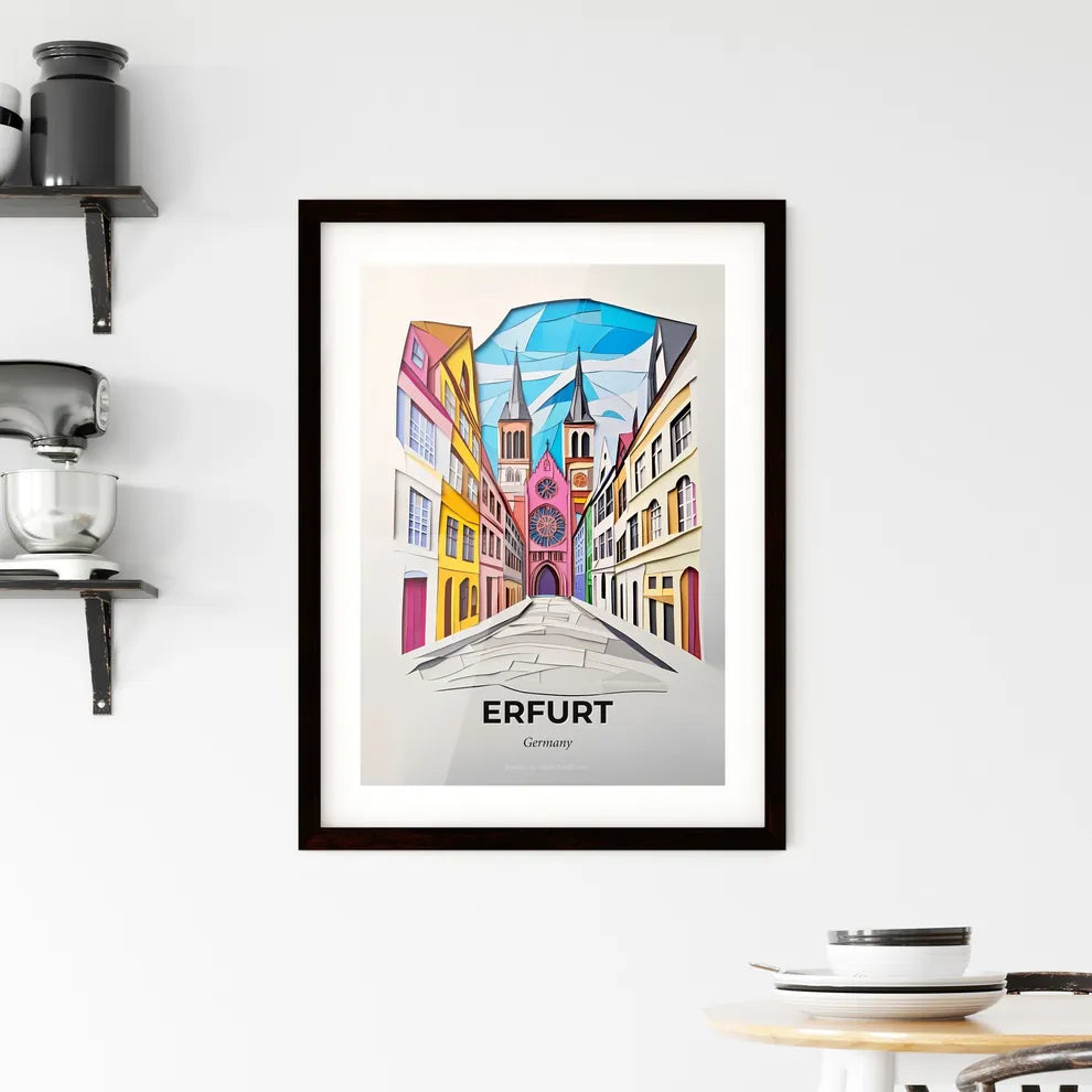 Vivid Erfurt, Germany, Framed Wall Art