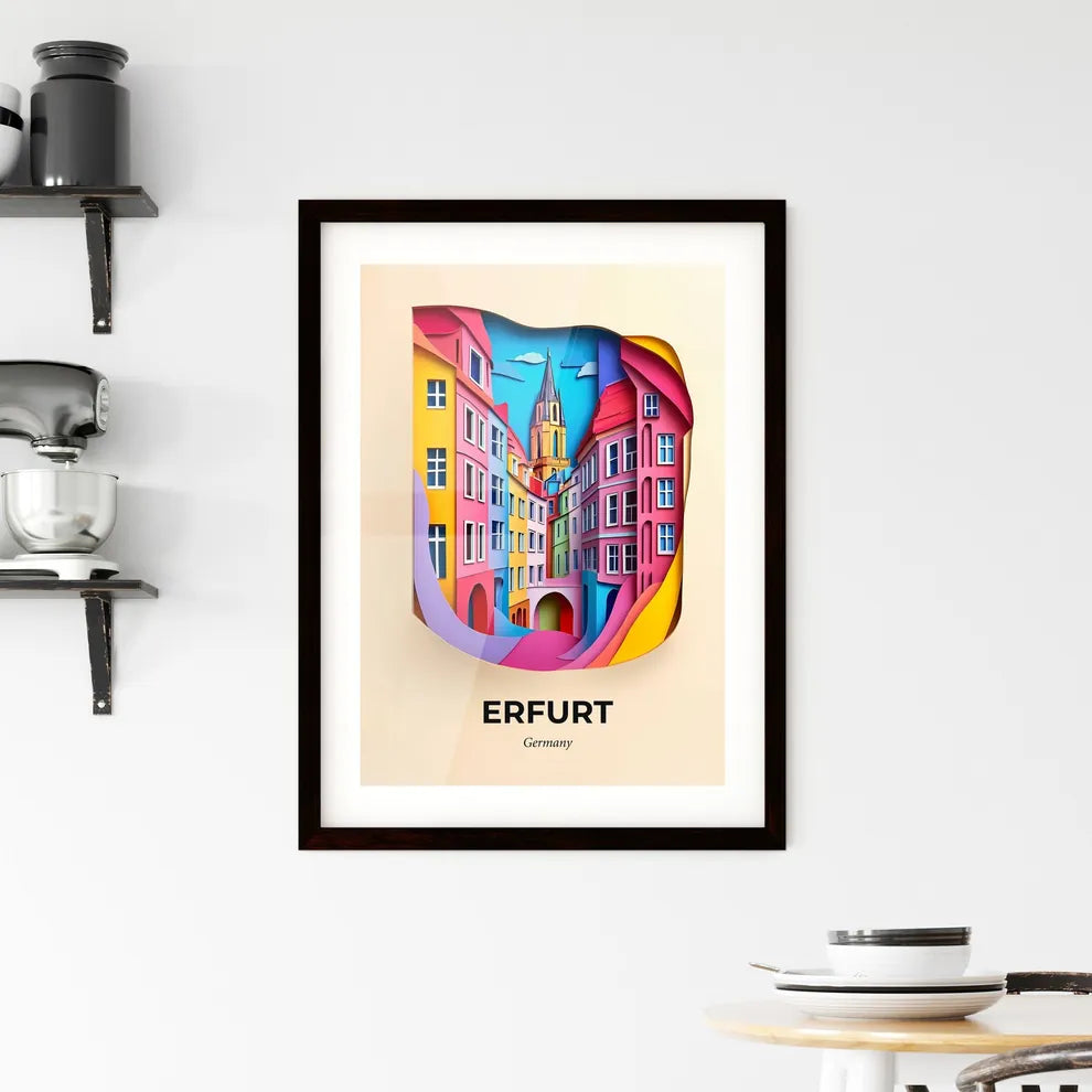 Vivid Erfurt, Germany, Framed Wall Art