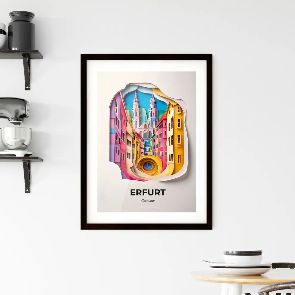 Vivid Erfurt, Germany, Framed Wall Art