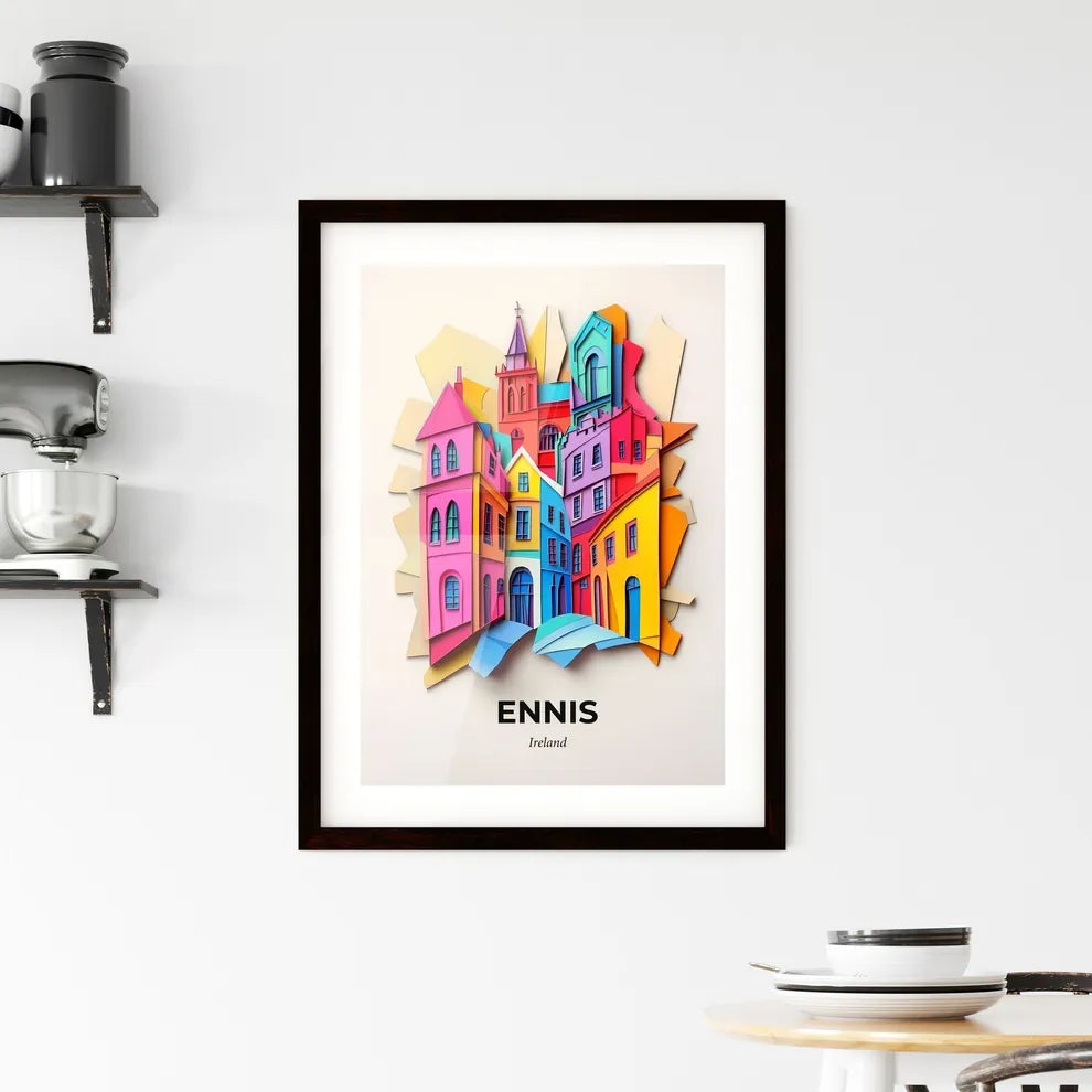Vivid Ennis, Ireland, Framed Wall Art