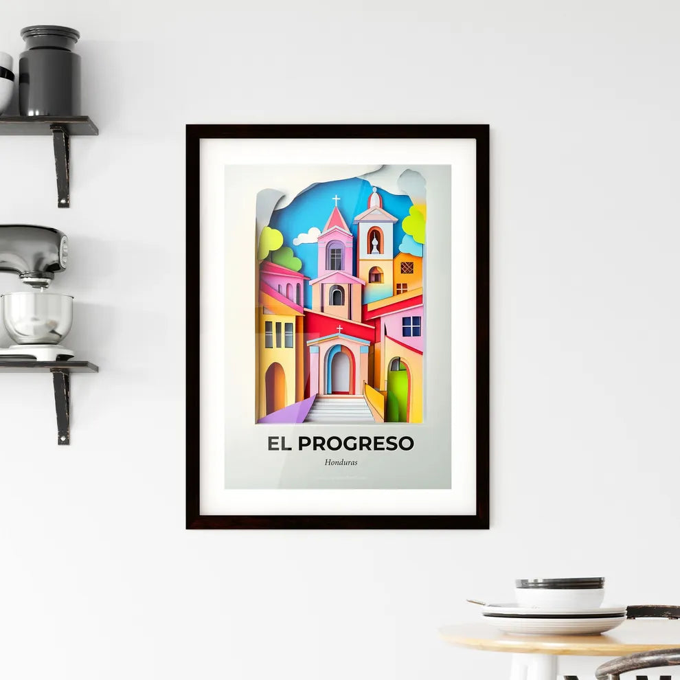 Vivid El Progreso, Honduras, Framed Wall Art