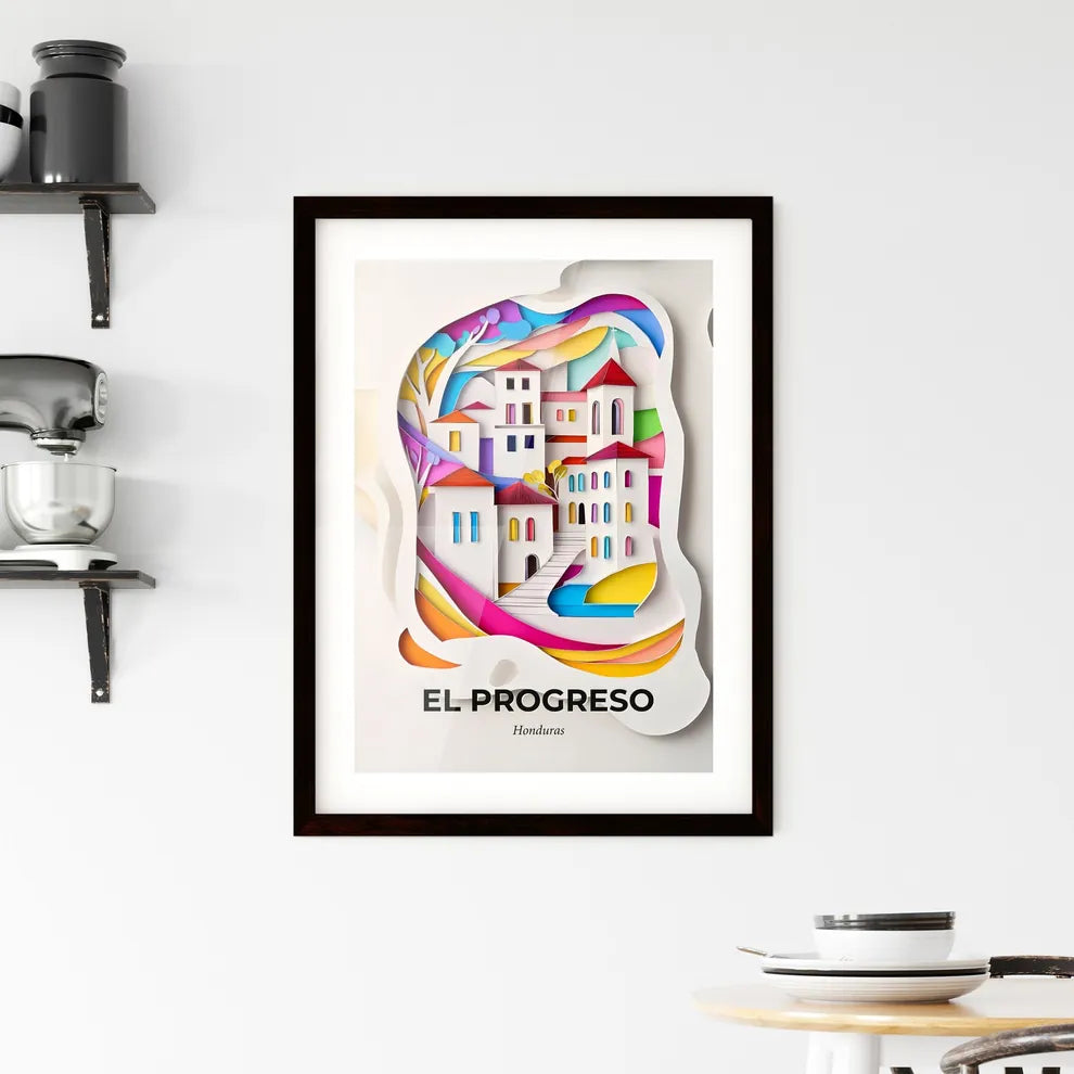 Vivid El Progreso, Honduras, Framed Wall Art