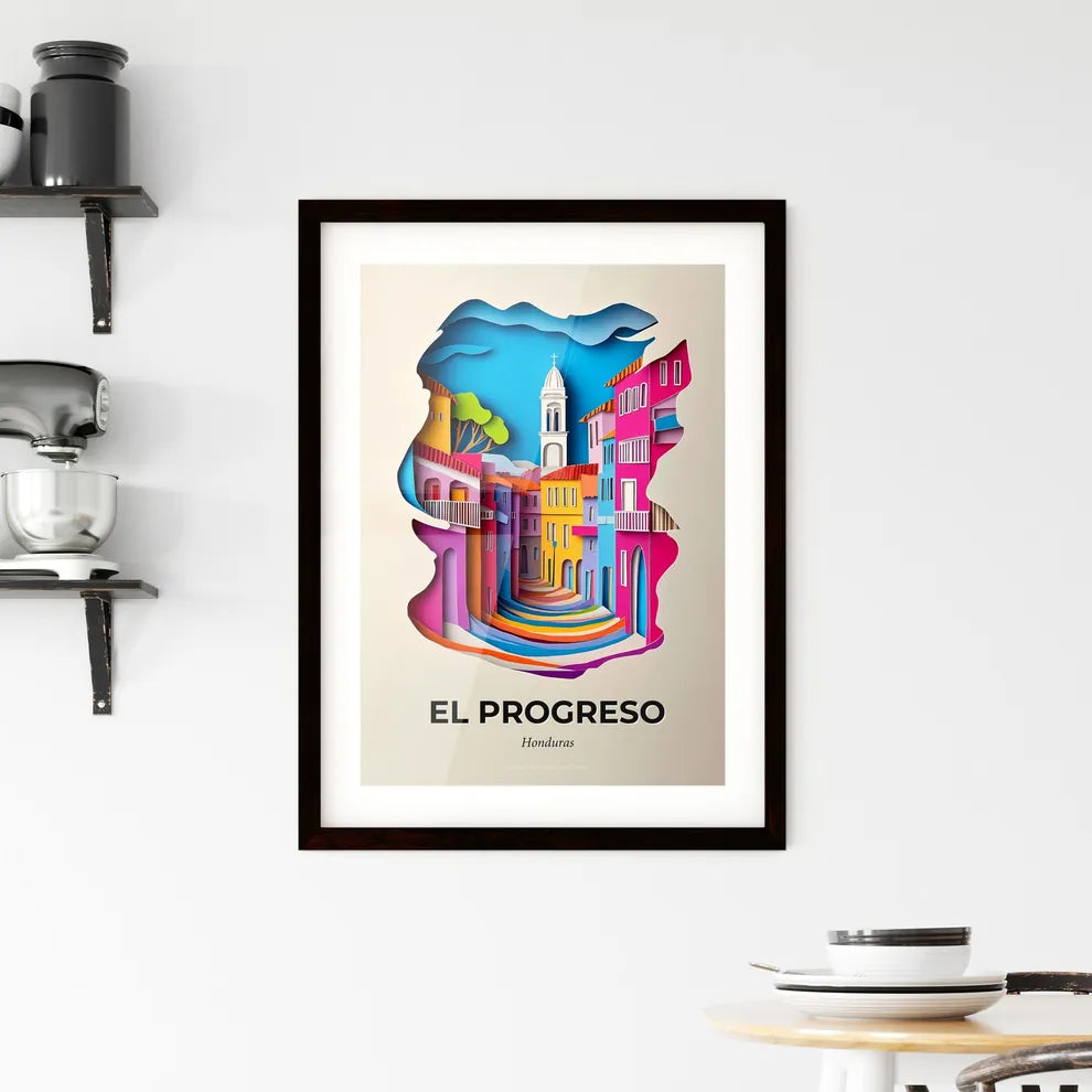 Vivid El Progreso, Honduras, Framed Wall Art