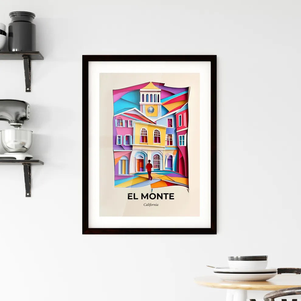 Vivid El Monte, California, Framed Wall Art