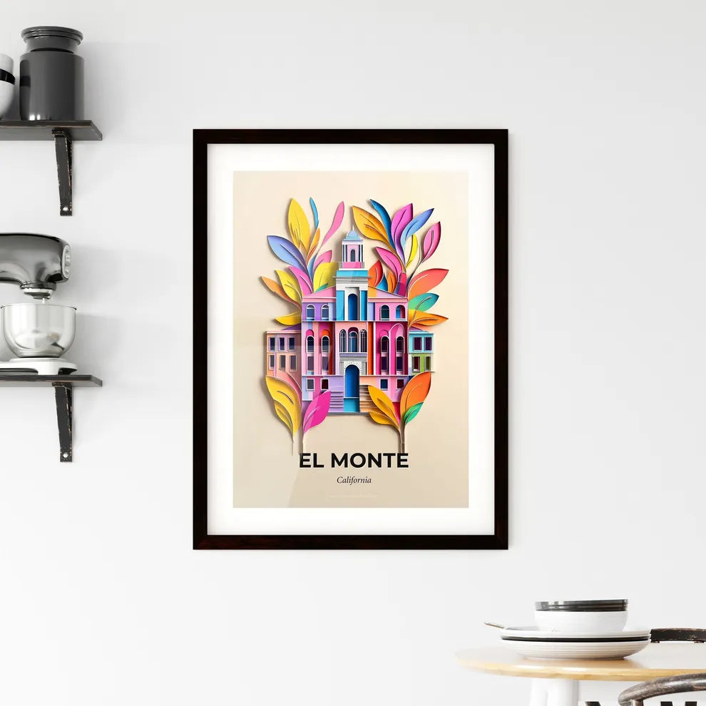 Vivid El Monte, California, Framed Wall Art
