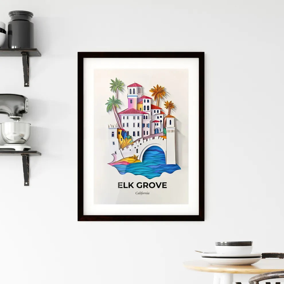 Vivid Elk Grove, California, Framed Wall Art
