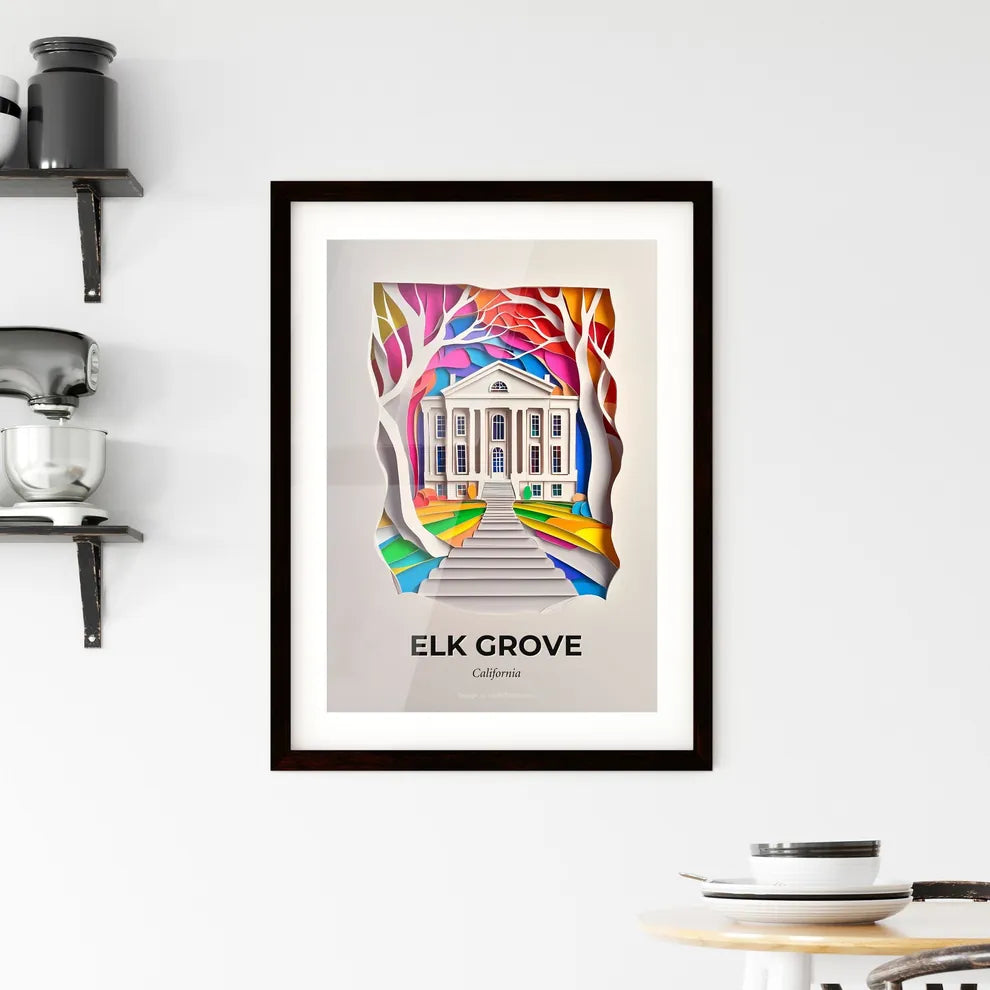 Vivid Elk Grove, California, Framed Wall Art