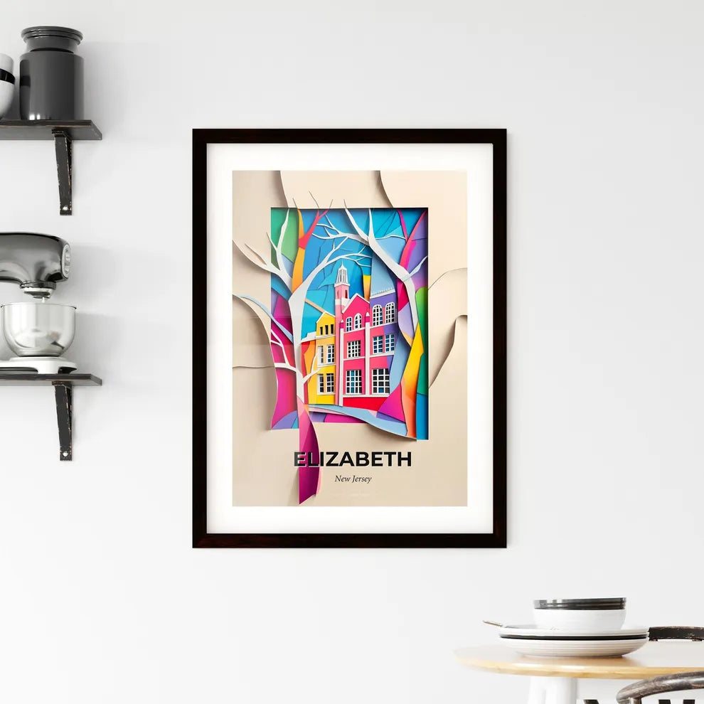 Vivid Elizabeth, New Jersey, Framed Wall Art