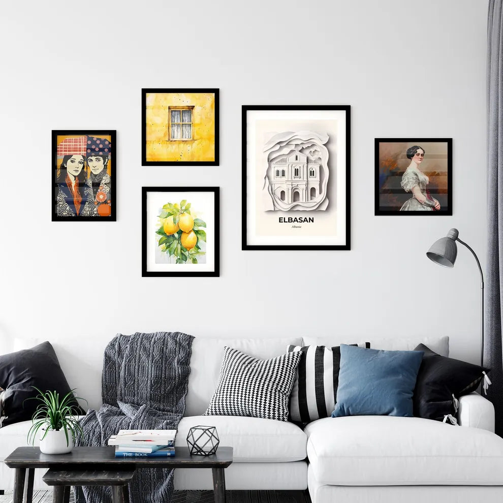 Vivid Elbasan, Albania, Premium Framed Prints