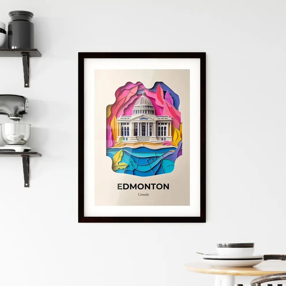 Vivid Edmonton, Canada, Framed Wall Art